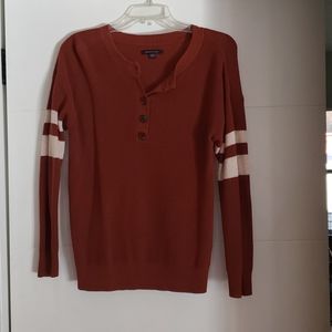 American Eagle jersey style weater